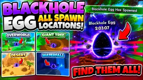 ALL BLACKHOLE EGG SPAWN LOCATIONS in Ride A Pet! (FULL GUIDE)