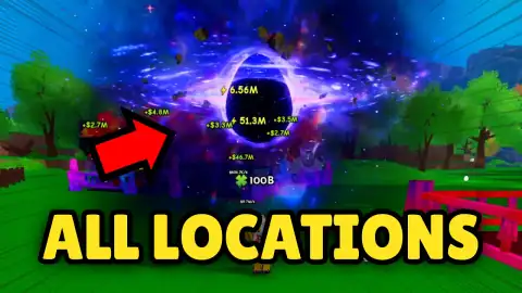 ALL BLACKHOLE EGG LOCATION in Ride a Pet!